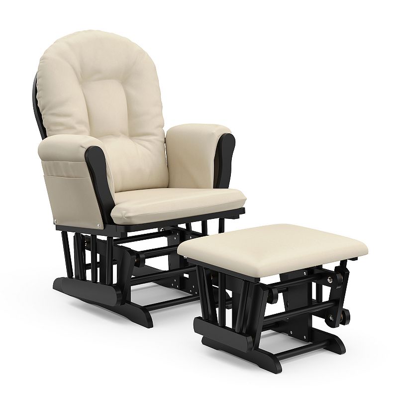 90664235 Stork Craft Hoop Glider Chair and Ottoman Set, Mul sku 90664235