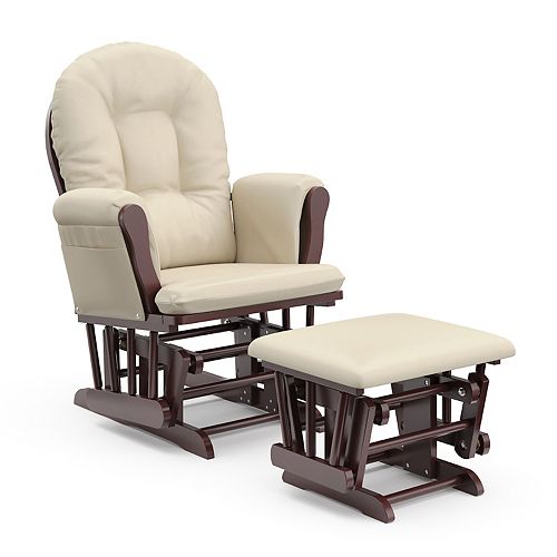 Stork Craft Hoop Glider Chair & Ottoman Set