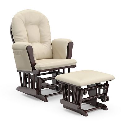 Storkcraft Hoop Glider Chair Ottoman Set