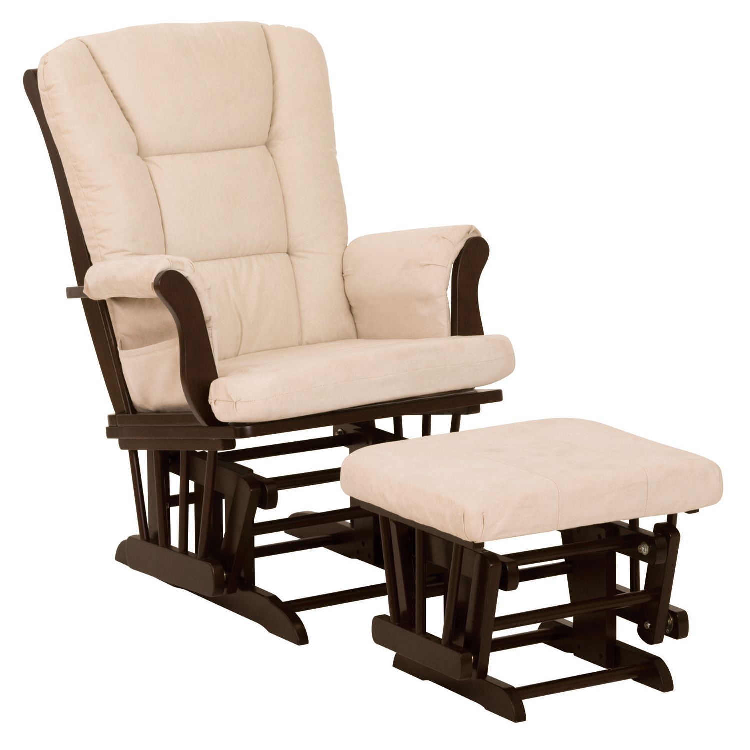 avalon glider rocker with ottoman