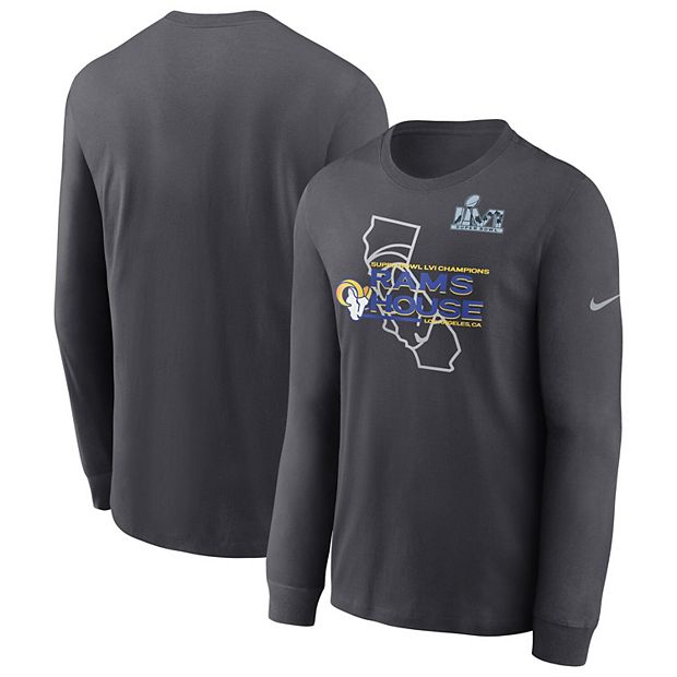 LOS ANGELES RAMS MEN'S SUPER BOWL LVI CHAMPIONS LONGSLEEVE PRINTED