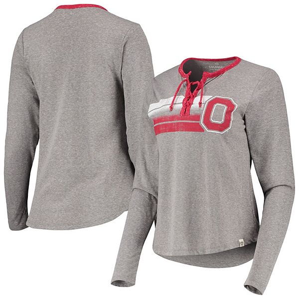 Colosseum Athletics Women's University of Louisville Andie 3/4 Sleeve  Raglan T-shirt