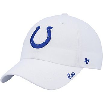 Women's '47 White Indianapolis Colts Team Miata Clean Up Adjustable Hat