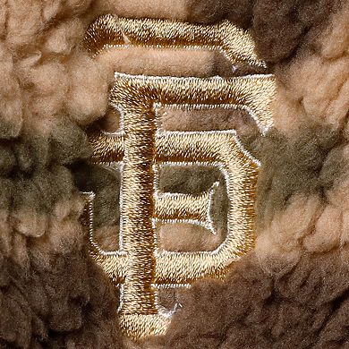 Women's G-III 4Her by Carl Banks Camo San Francisco Giants Sherpa Quarter-Zip Jacket