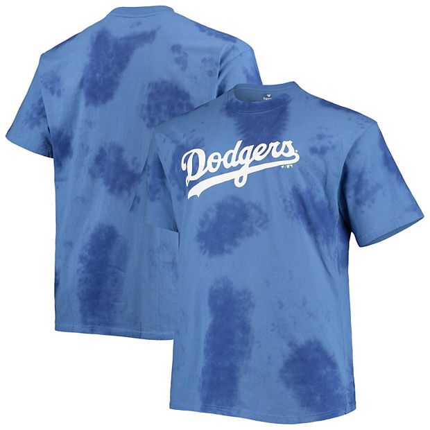 Men's Royal Los Angeles Dodgers Tie-Dye T-Shirt