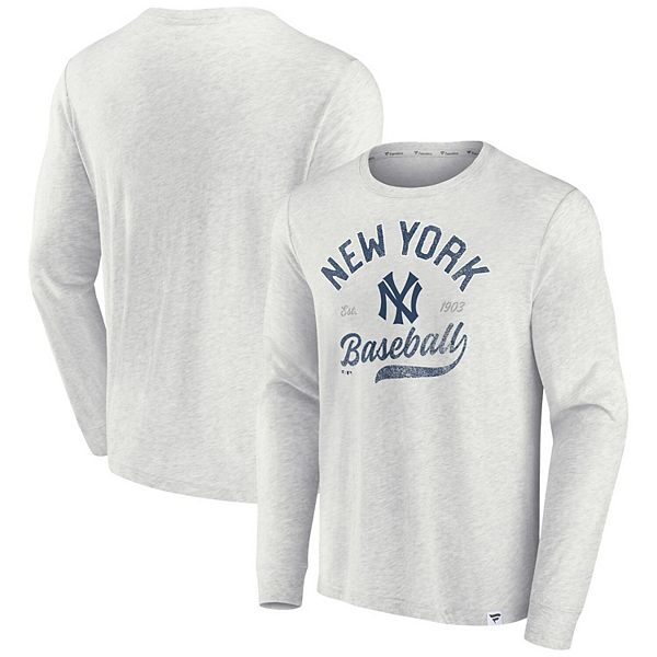 Men's Fanatics Branded Gray New York Yankees Big & Tall Solid