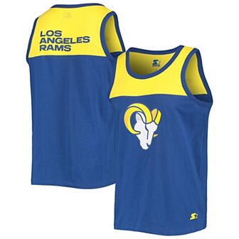 Men's Starter Royal/Gold Los Angeles Rams Team Touchdown Fashion Tank Top