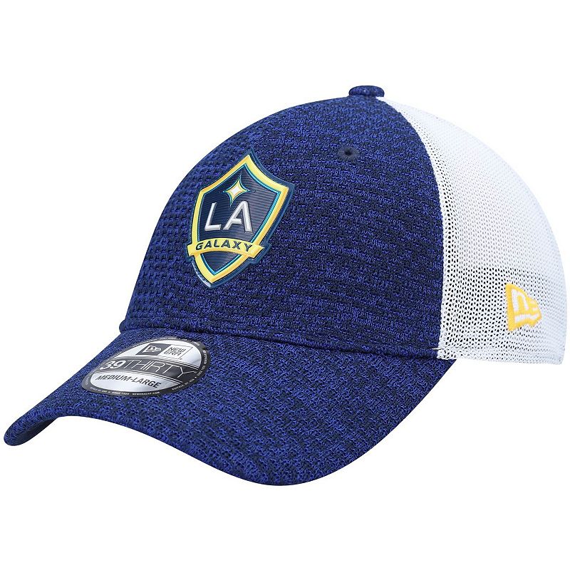 Mens New Era Navy LA Galaxy Kick-Off 39THIRTY Flex Hat, Size: Small/Medium