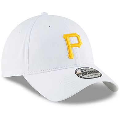 Men's New Era White Pittsburgh Pirates Fashion Core Classic 9TWENTY Adjustable Hat