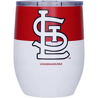 St. Louis Cardinals 16oz. Colorblock Stainless Steel Curved Tumbler