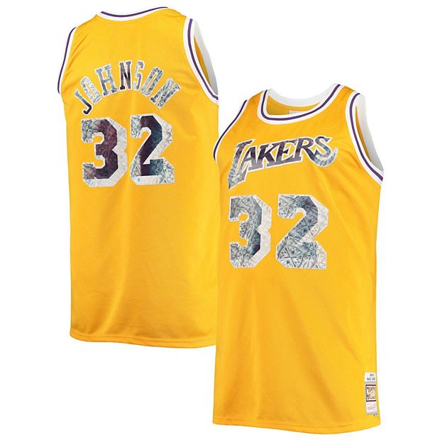 Women's Mitchell and Ness Los Angeles Lakers NBA Magic Johnson