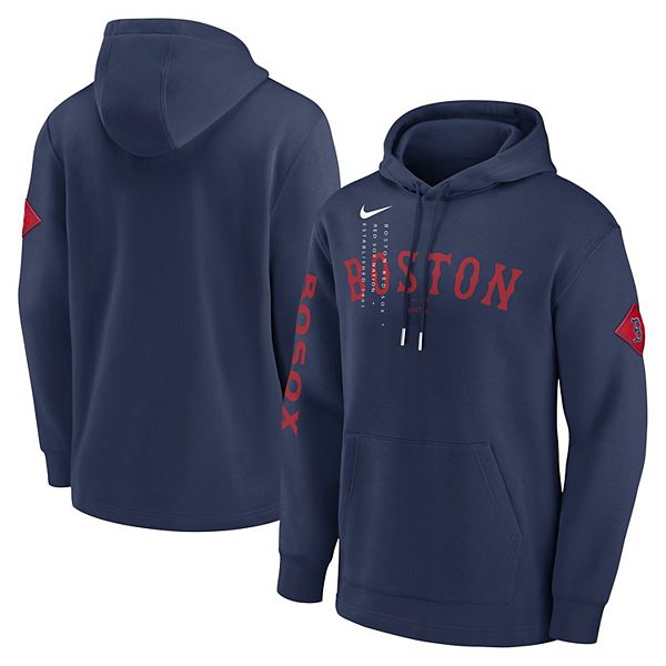 Youth Boston Red Sox Nike Navy Fleece Performance Pullover Hoodie