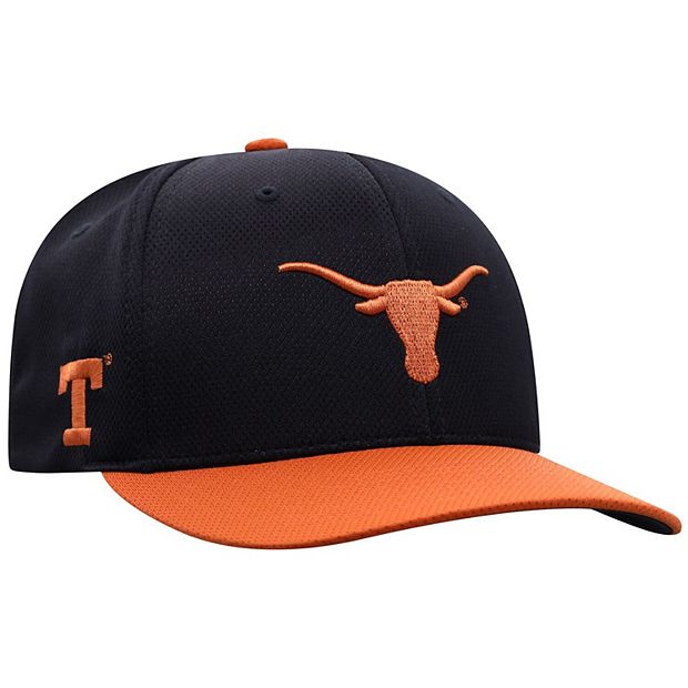 Men's Top of the World Texas Orange Texas Longhorns Reflex Logo Flex Hat