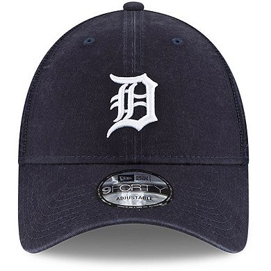 Men's New Era Navy Detroit Tigers Trucker 9FORTY Snapback Hat