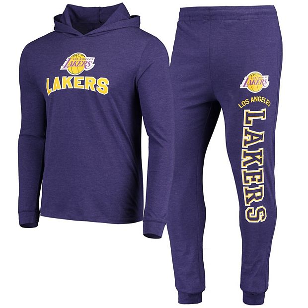 Men's Los Angeles Lakers Concepts Sport Purple Pullover Hoodie