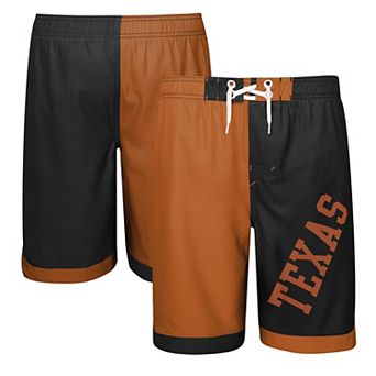 Youth Texas Orange/Black Texas Longhorns Conch Bay Swim Shorts