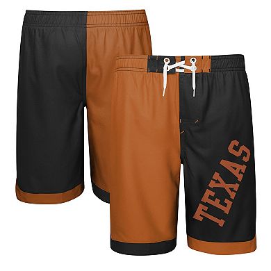 Youth Texas Orange/Black Texas Longhorns Conch Bay Swim Shorts