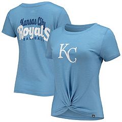 Kansas City Royals MLB Womens V-Neck T-Shirt Light Blue sz XL – Shop Thrift  World