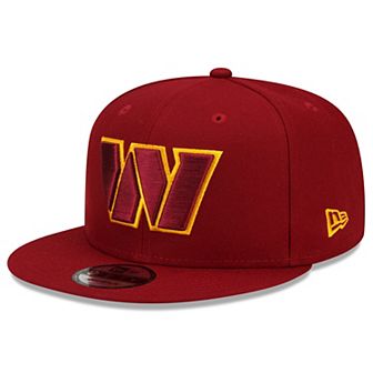 Men's New Era Burgundy Washington Commanders Basic 9FIFTY Snapback Adjustable Hat