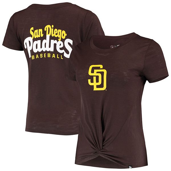 San Diego Padres Womens Burn Out Sleeveless Top