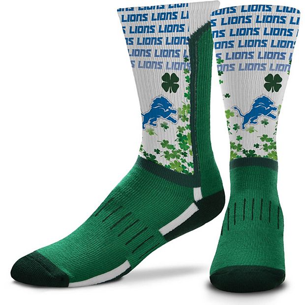 For Bare Feet Detroit Lions Four Leaf St. Patrick's Day V-Curve