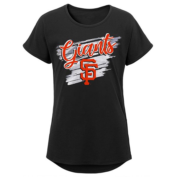 Girls Youth Black San Francisco Giants Dream Scoop-Neck T-Shirt