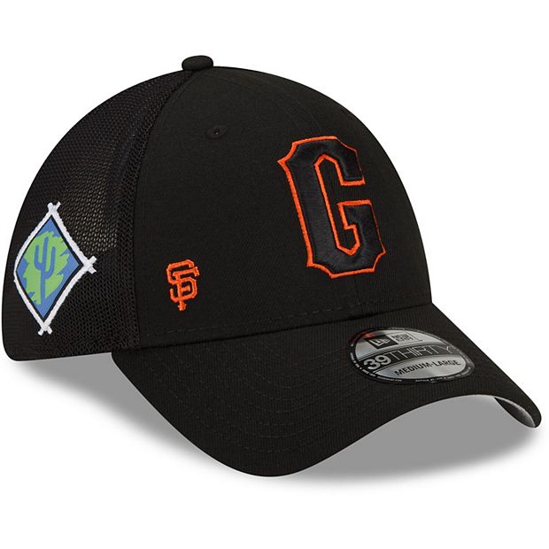 Men's San Francisco Giants New Era Black 2022 Spring Training 39THIRTY Flex  Hat