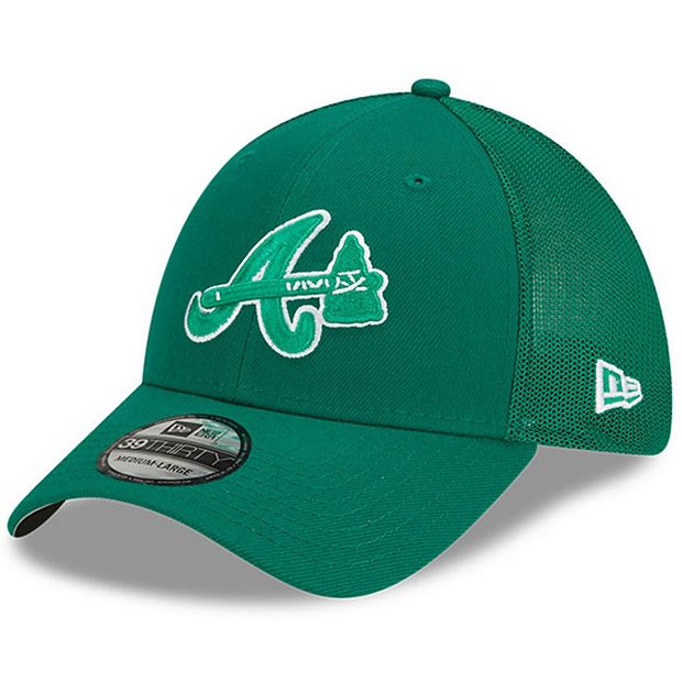 Men's New Era Green Atlanta Braves St. Patrick's Day 39THIRTY Flex Hat