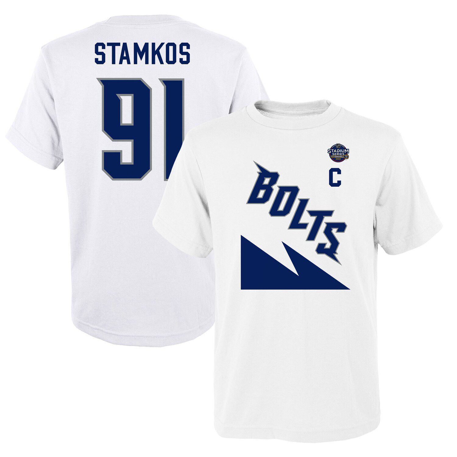 white tampa bay lightning shirt