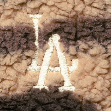 Women's G-III 4Her by Carl Banks Camo Los Angeles Dodgers Sherpa Quarter-Zip Jacket