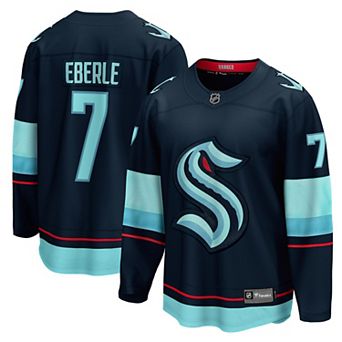 Men's Fanatics Branded Jordan Eberle Deep Sea Blue Seattle Kraken Home Premier Breakaway Player Jersey