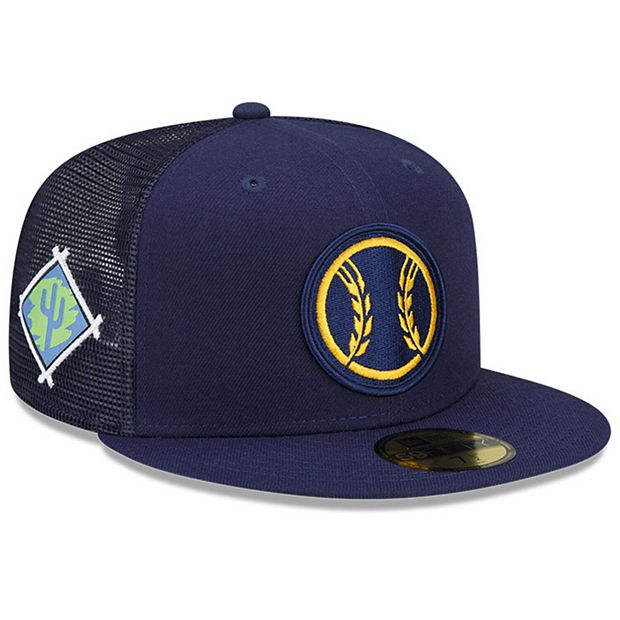 Men's Milwaukee Brewers New Era Navy 2022 Spring Training 59FIFTY Fitted Hat