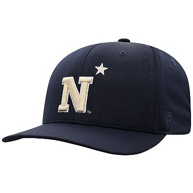 Men's Top of the World Navy Navy Midshipmen Reflex Logo Flex Hat