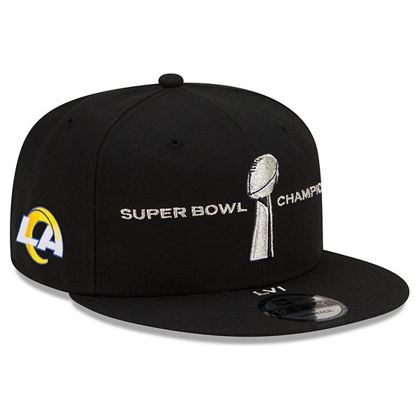  New Era Men's Black Los Angeles Rams Super Bowl LVI Champions  Parade 9FORTY Snapback Adjustable Hat : Sports & Outdoors