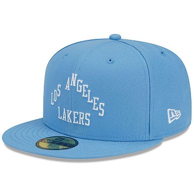 Men's New Era Light Blue Los Angeles Lakers 2021/22 City Edition ...