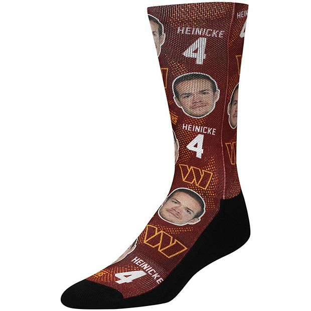 Men's Rock Em Socks Taylor Heinicke Washington Commanders Football