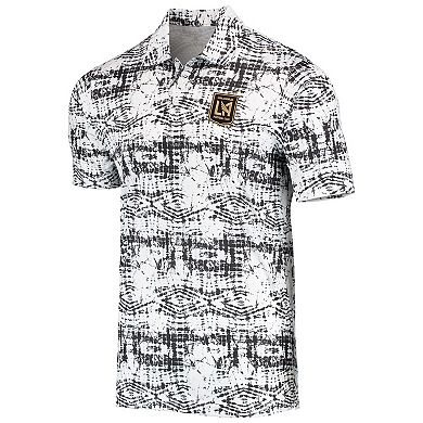 Men's Antigua Black LAFC Vivid Polo