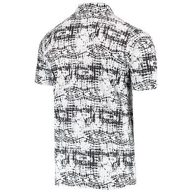 Men's Antigua Black LAFC Vivid Polo