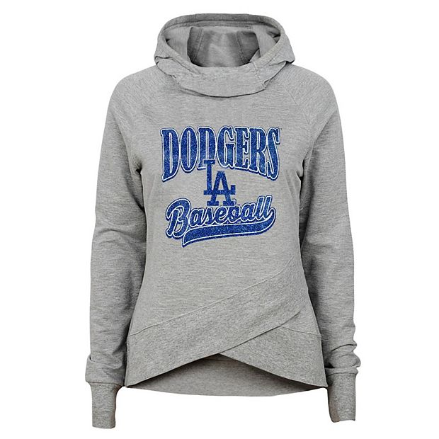 Youth Gray Los Angeles Dodgers Logo T-Shirt 