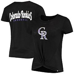 Buy Women's Colored T-Shirts with Colorado Rockies Print #80662 at