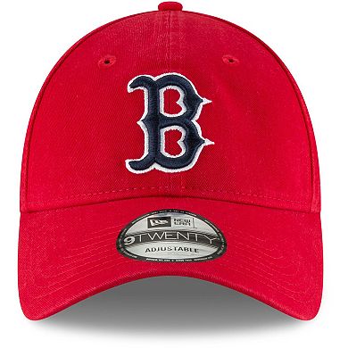Men's New Era Red Boston Red Sox Fashion Core Classic 9TWENTY Adjustable Hat