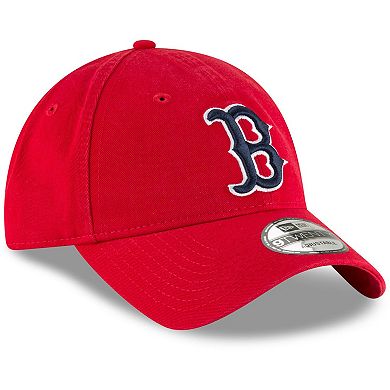 Men's New Era Red Boston Red Sox Fashion Core Classic 9TWENTY Adjustable Hat
