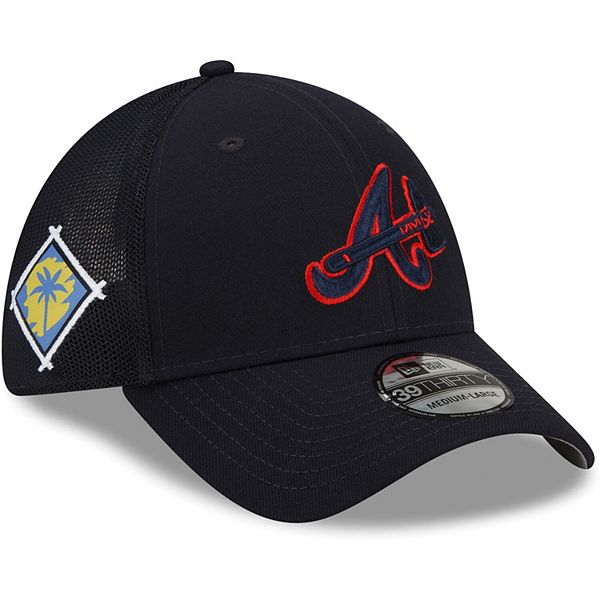 KTZ Navy Atlanta Braves 2023 Spring Training 39thirty Flex Hat in Blue for  Men