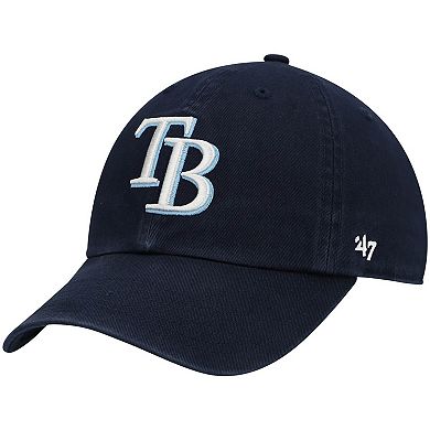 Youth '47 Navy Tampa Bay Rays Team Logo Clean Up Adjustable Hat