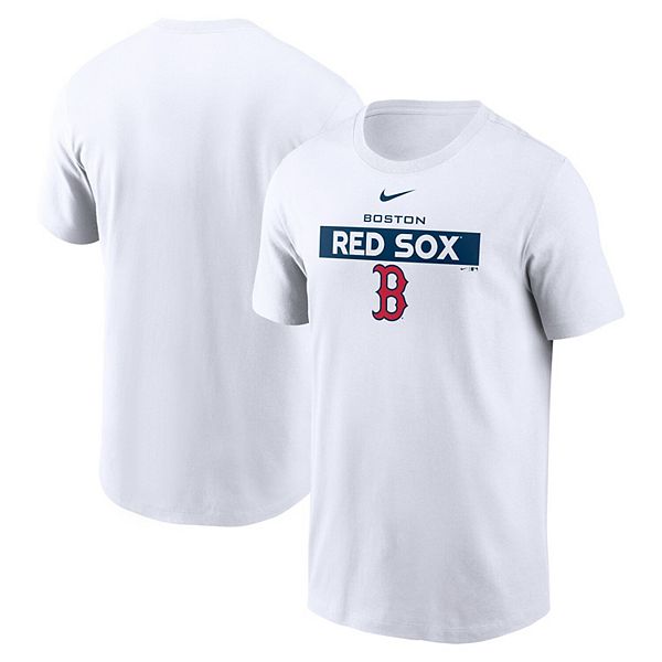 Men's Nike White/Gray Boston Red Sox Home Plate Striped Polo