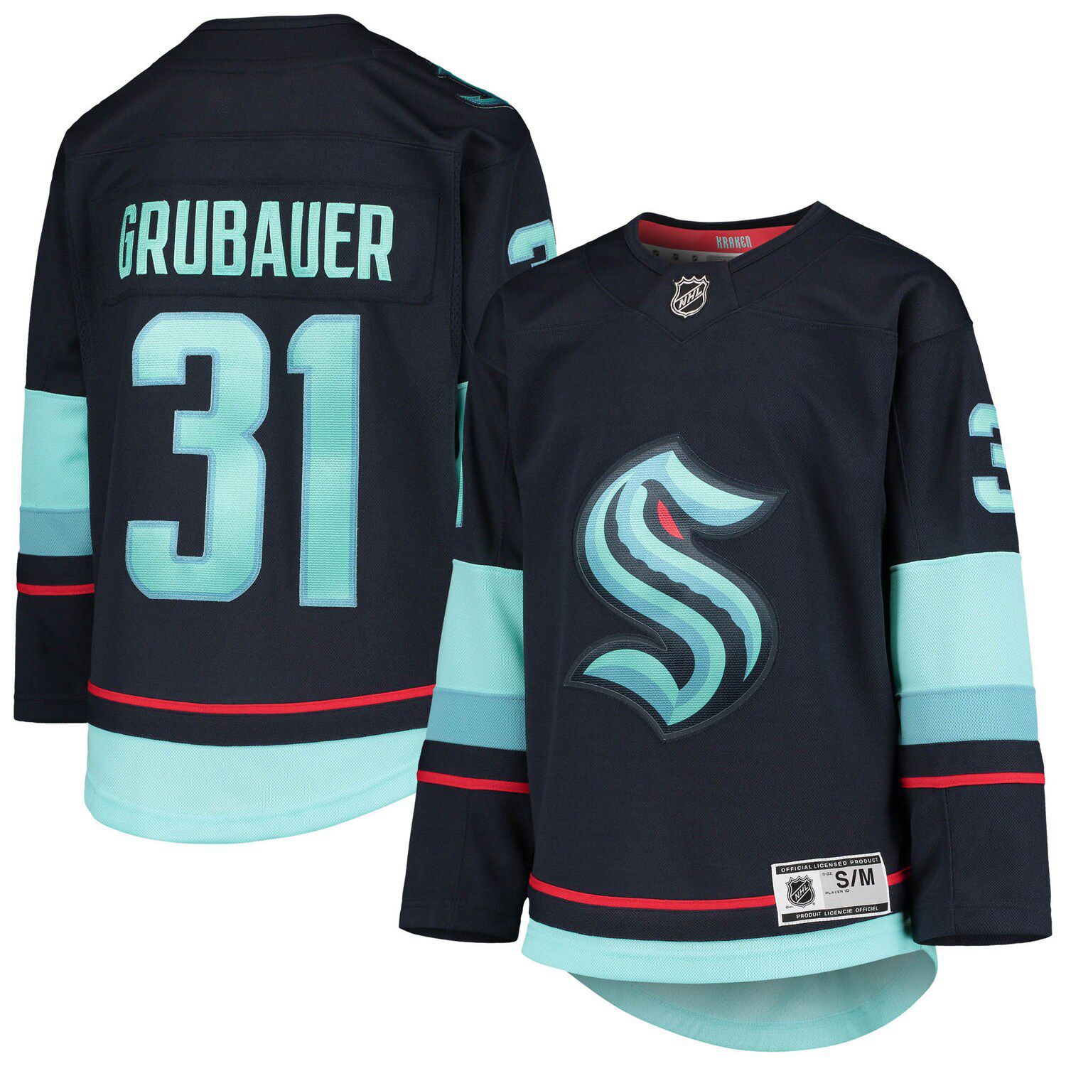 philipp grubauer kraken jersey