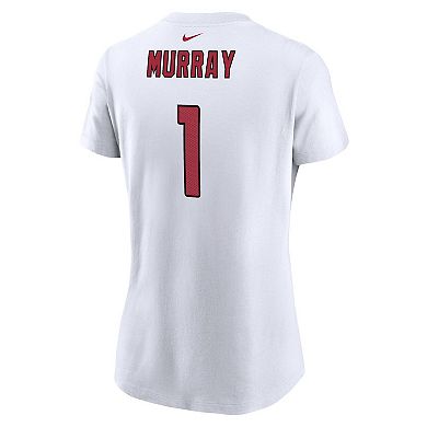 Women's Nike Kyler Murray White Arizona Cardinals Player Name & Number T-Shirt