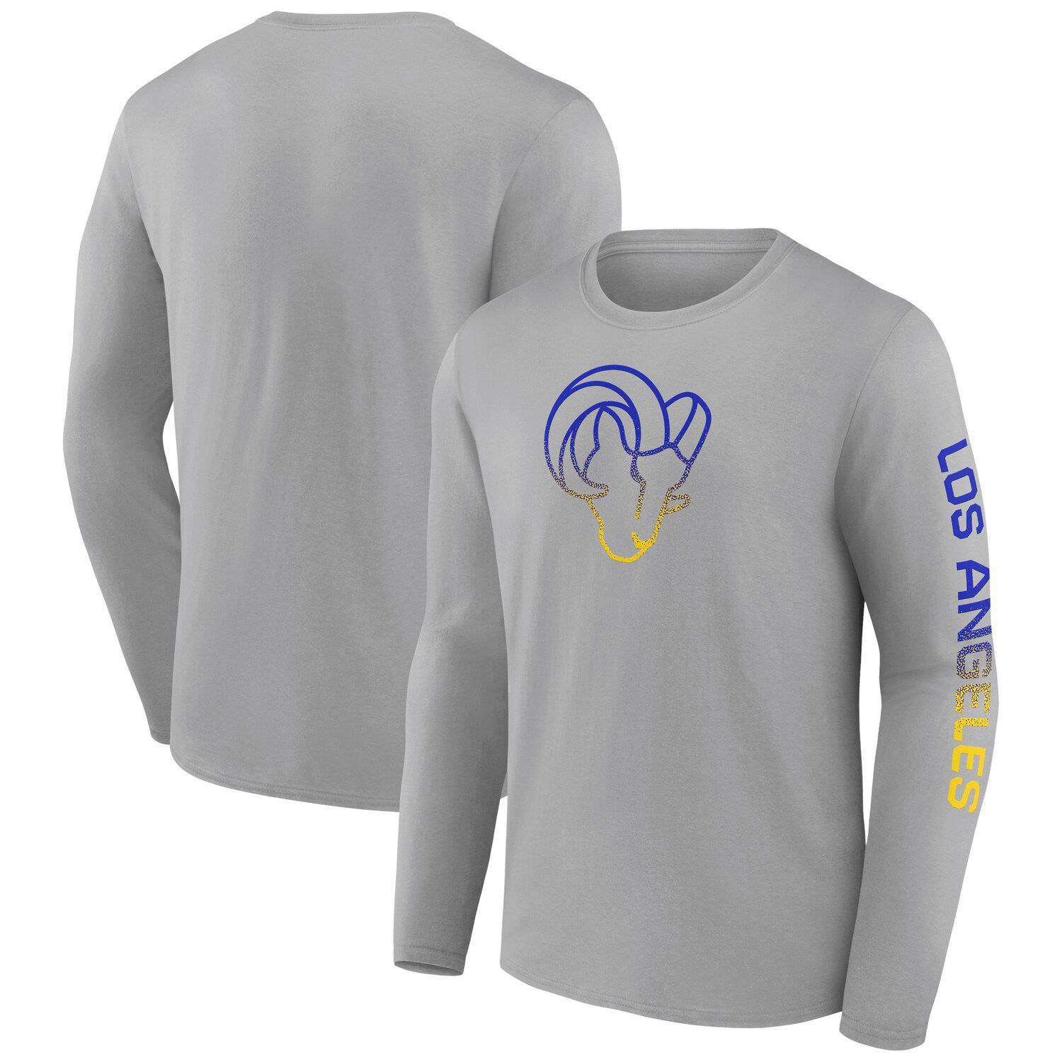 Outerstuff Youth Gray Los Angeles Rams Long Sleeve T-Shirt & Pants Sleep  Set