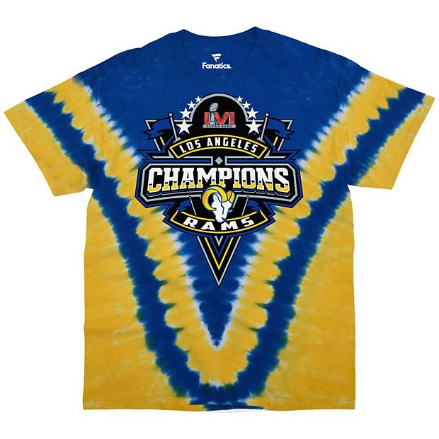 Fanatics Men's Branded Heather Charcoal Los Angeles Rams Super Bowl LVI  Champions Fumble T-shirt
