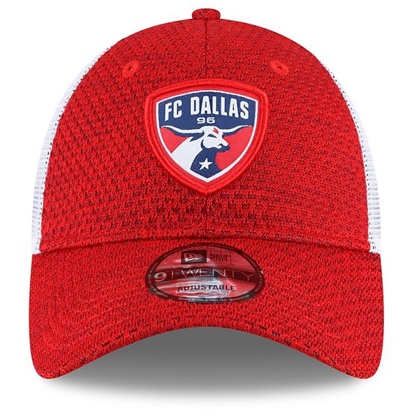 FC Dallas New Era 39THIRTY Trucker Flex Hat - Heather Gray/White